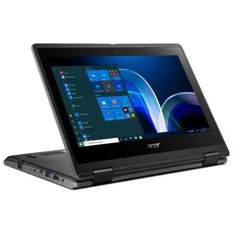 Notebook 2 in 1 TravelMate Spin B3 TMB311RN-32-C9RV Monitor 11.6'' Full HD Touch Screen Intel Celeron N4500 Ram 4 GB SSD 128GB 3x USB 3.2 Windows 10 Pro