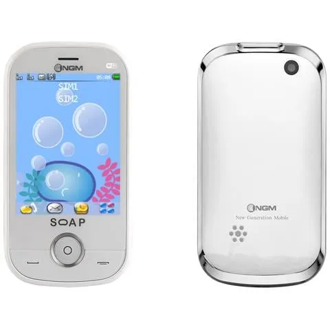 Soap Cellulare Dual Sim Display 2.8'' +Slot MicroSD Fotocamera 3.2Mpx Radio FM e Bluetooth - Italia
