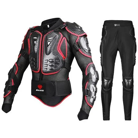 Equipaggiamento Protettivo Per Armatura Da Motociclista 2xl Rosso Jacket Trousers