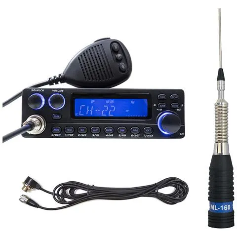 Kit Stazione Radio Cb Tti Tcb-5289 Di Anytone Con Antenna Pni Ml160 E Cavo T601