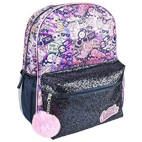 Mochila Casual Moda Lol Zaino, 40 Cm, Rosa