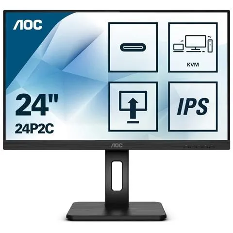 Monitor 23.8'' LED IPS 24P2C 1920x1080 Full HD Tempo di Risposta 4 ms