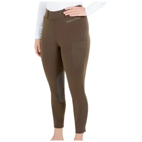 Leggings Da Equitazione Da Donna [ caffè / Xxl]