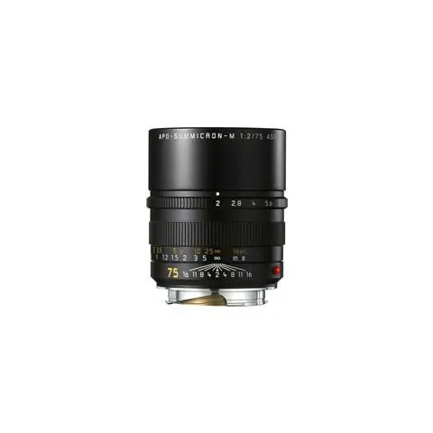 Apo-Summicron-M 75mm f / 2, 7/5, 7,498 cm, 0,7m, M9, Nero, 5,8 cm