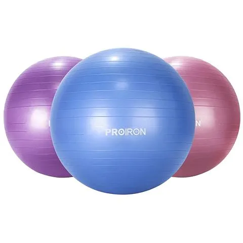 Palla Per Esercizi Di Yoga Balance Ball, Diametro: 75 Cm, Spessore: 2 Mm, Blu, Pvc