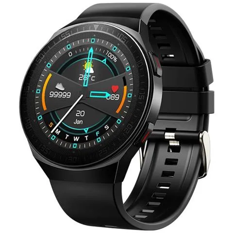 Music Smart Watch 8g Memory Men Bluetooth Call Full Touch Screen Funzione Di Registrazione Impermeabile Smartwatch  orologi Intelligenti (nero)