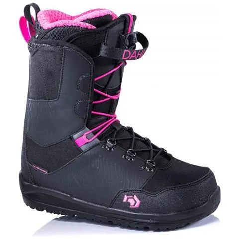 Scarpone Snowboard Donna Dahlia Taglia 25 - Colore: Nero / rosa