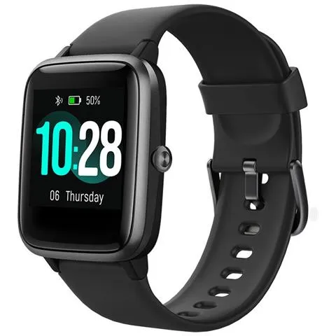 Smartwatch Con Schermo Hd Da 1,4 Pollici Smart Watch Bluetooth 5.0 Monitoraggio Della Pressione Sanguigna 8 Modalità Sportive App Per La Gestione Del Sonno  Orologi Intelligenti (nero)