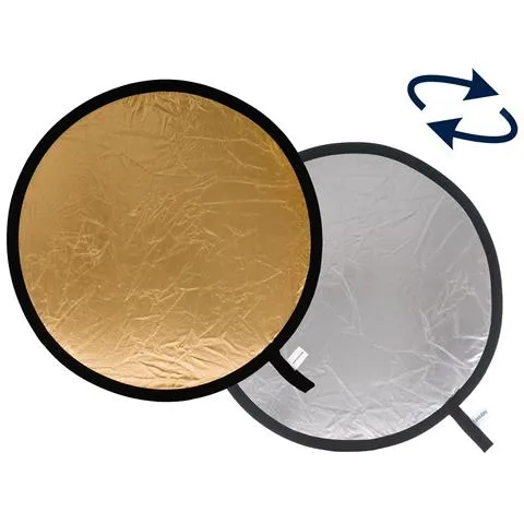 Pannello circolare Argento / Oro Ø 120 cm