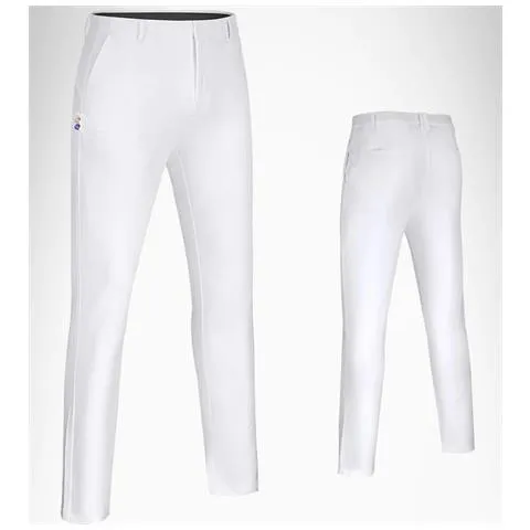 Nuovi Pantaloni Da Uomo Di Abbigliamento Da Golf Estivo Traspirante Ad Asciugatura Rapida [ bianco Spesso / W30]