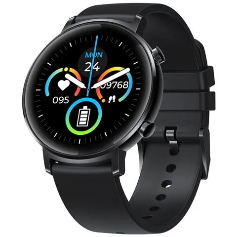 Smart Watch Full Touch Schermo Curvo Bluetooth Donna Smartwatch Misurazione Della Pressione Sanguigna Orologio Sportivo  orologi Intelligenti (nero)