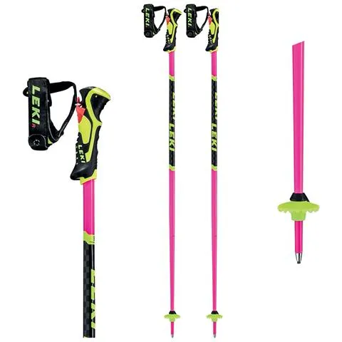 Bastoni Sci Wcr Lite Sl 3d - Pink Junior - 2020  21 - Pink-neon Yellow-black Cm 90