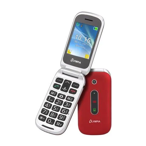 Mira Red Rosso Senior Phone Compatibile Con Apparecchi Acustici