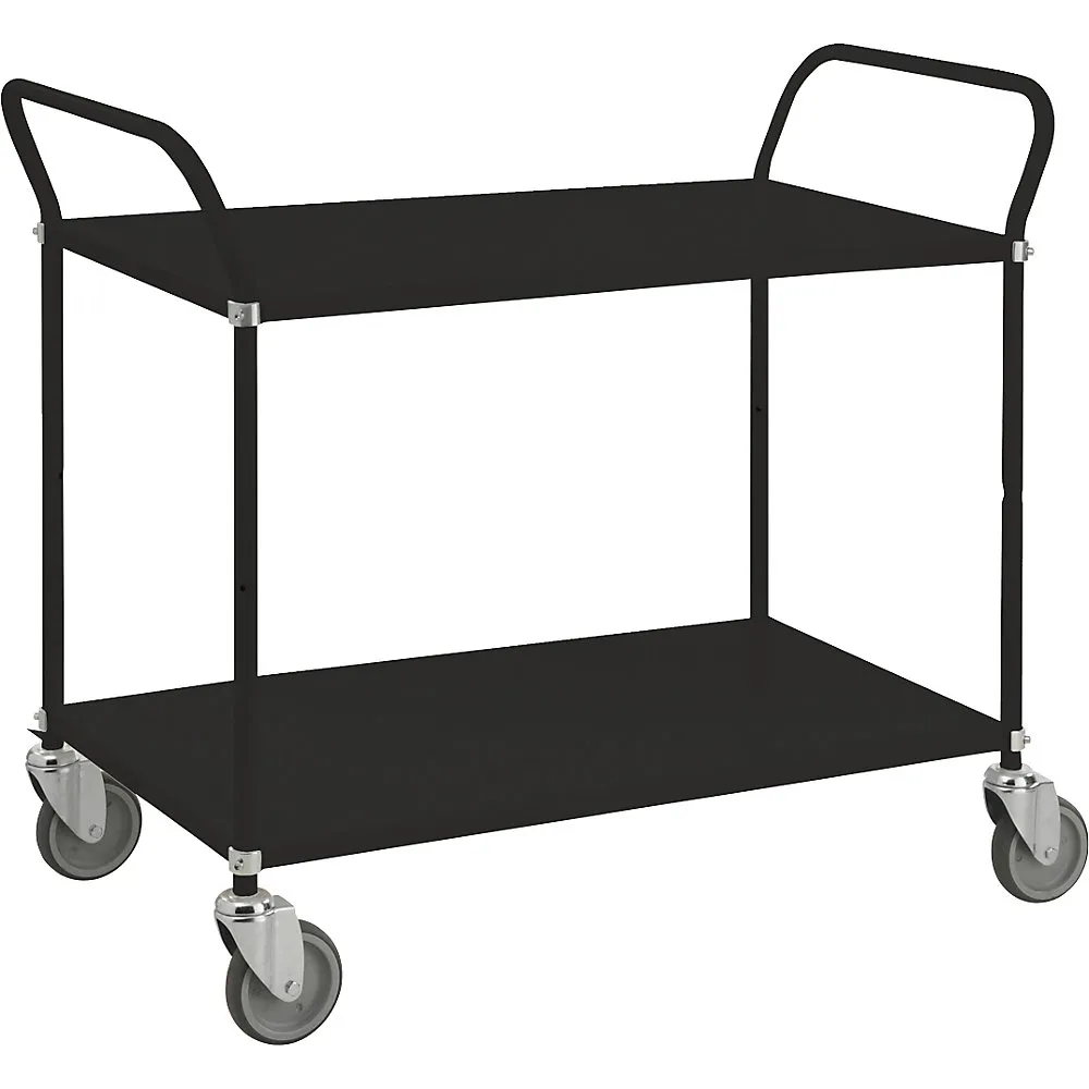 Carrello di servizio nero Kongamek