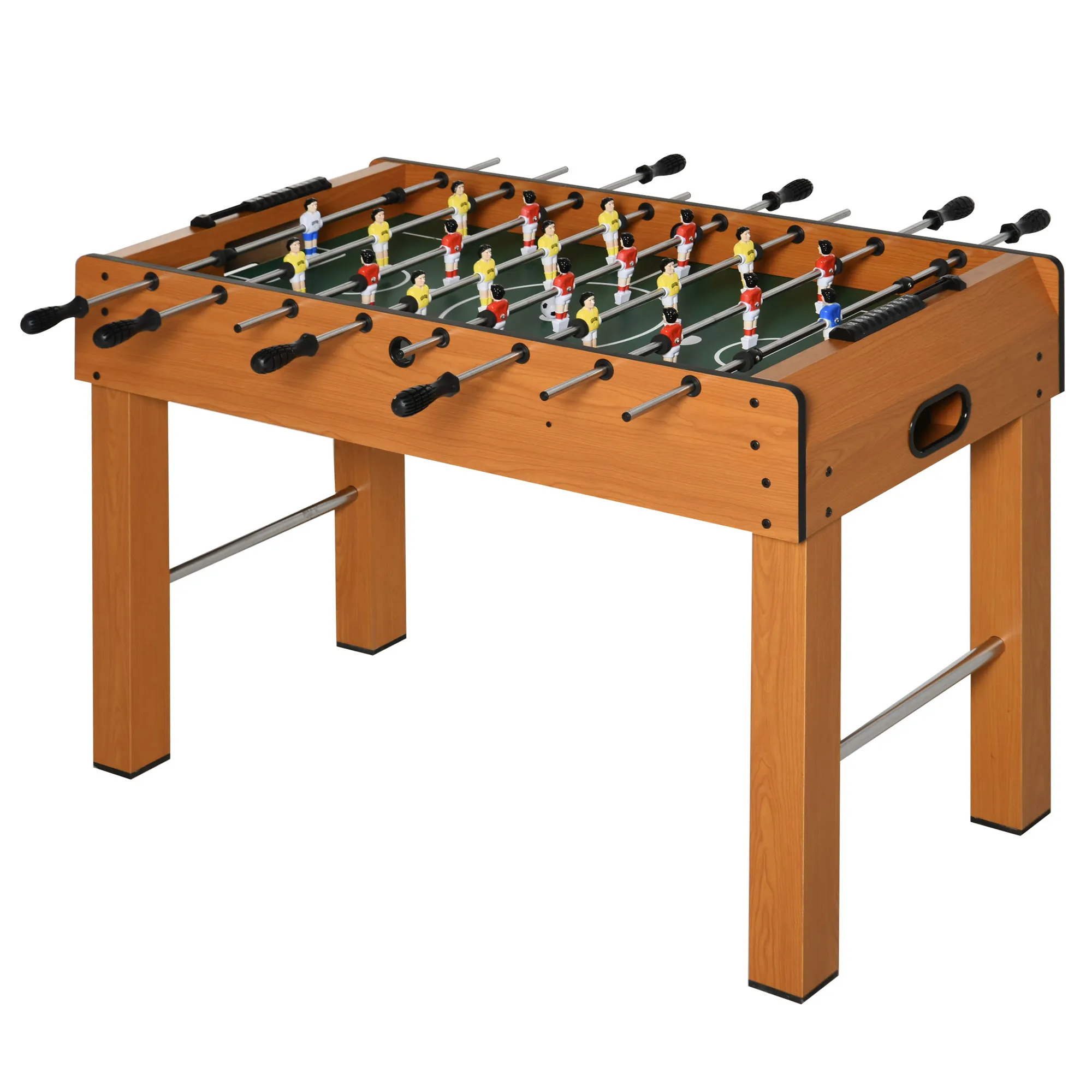  Calcio Balilla Professionale per Adulti e Bambini in MDF, con 2 Palline, Segnapunti e 22 Giocatori, 122x61x80.7cm