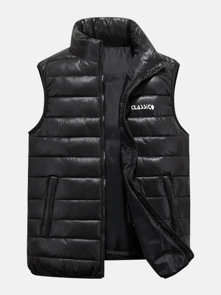 Gilet invernale da uomo caldo senza maniche addensato