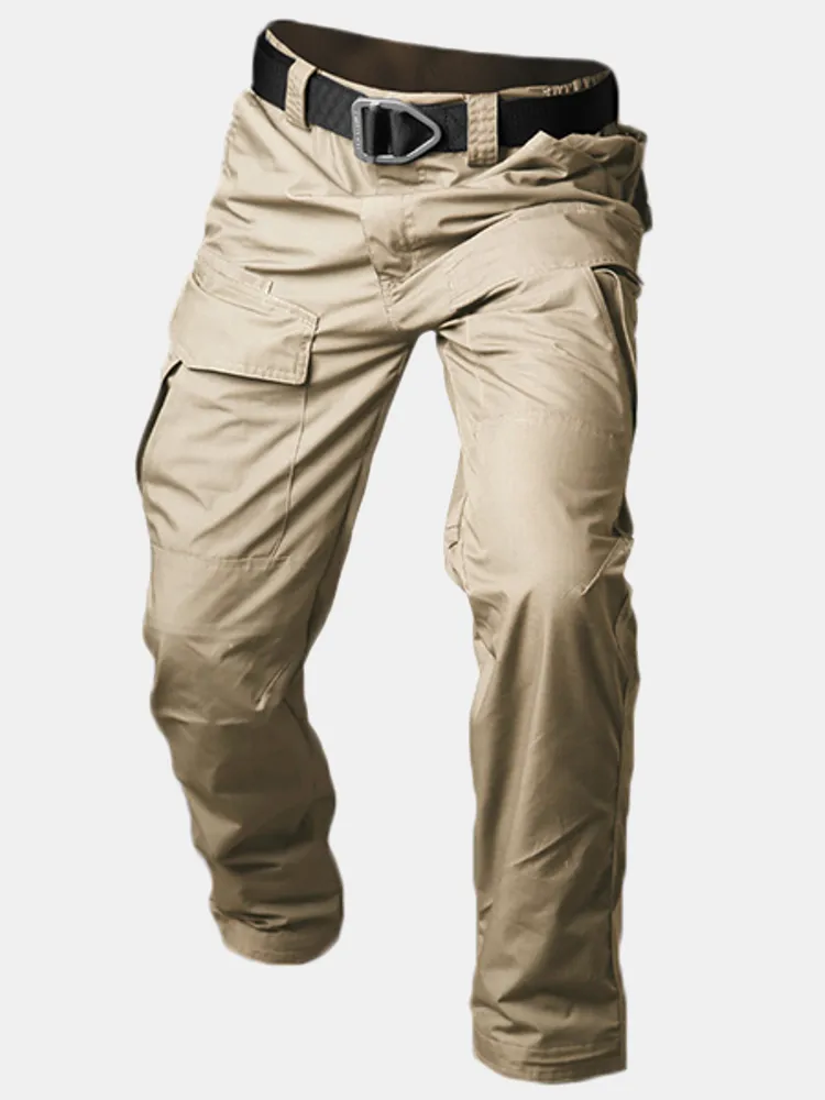 Uomo Pantaloni Cargo Impermeabili coon Multi-Tasche Outdoor