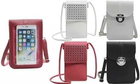 1 o 2 borse a tracolla da donna touch screen per cellulare disponibili in 2 modelli e 3 colori, con spedizione gratuita