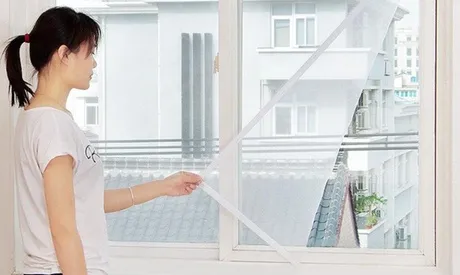 Zanzariera Starken per finestra 150 x 180 cm disponibile in 2 colori