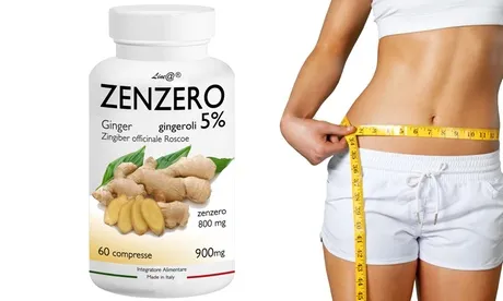 Fino a 180 compresse di zenzero Lineadiet per aiutare a dimagrire e ridurre il gonfiore stimolando il metabolismo