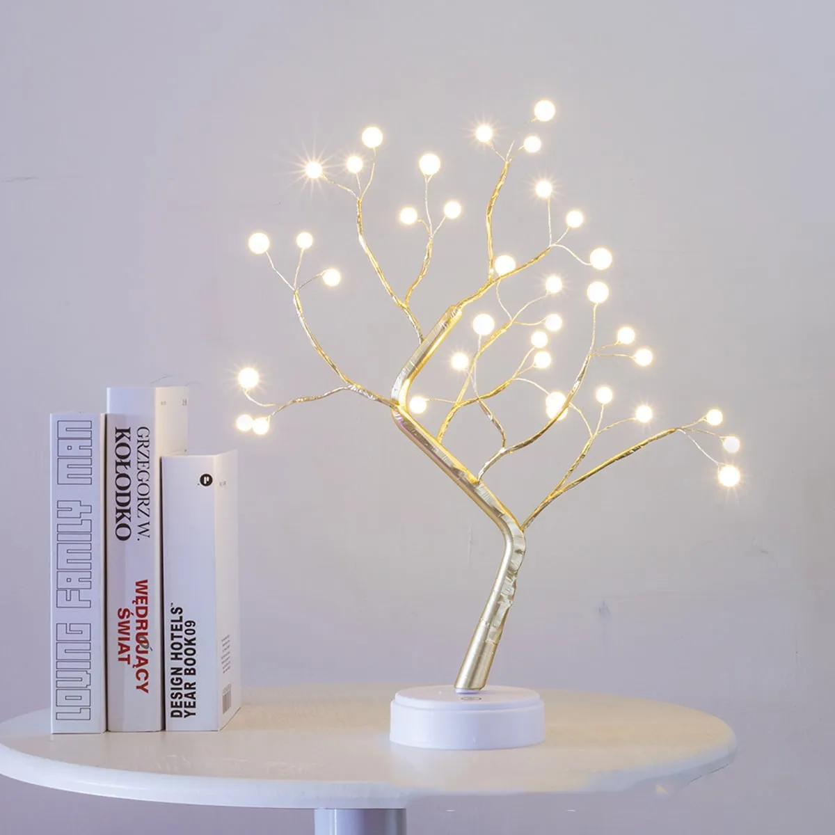 1 pezzo luce notturna con design albero