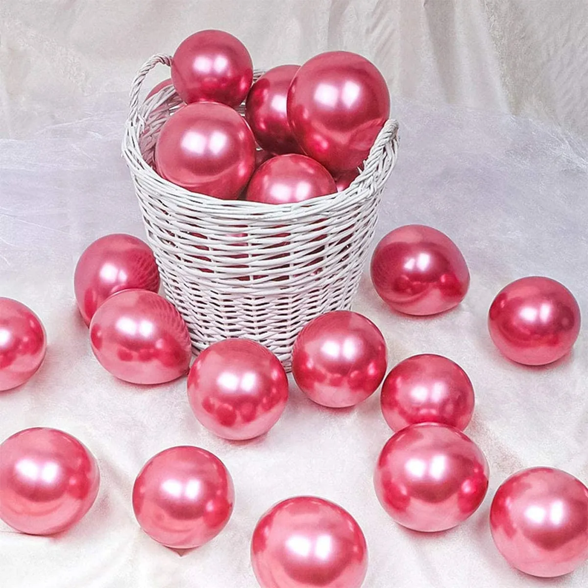 100 pezzi palloncino decorativo metallico