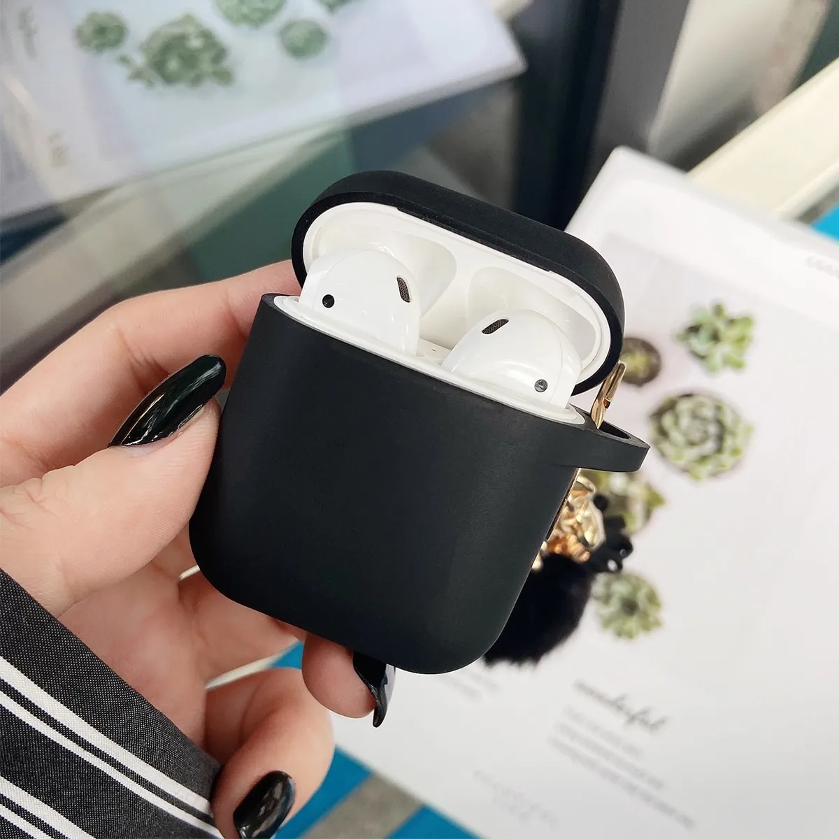 Custodia per Airpods gelato pendente silicone