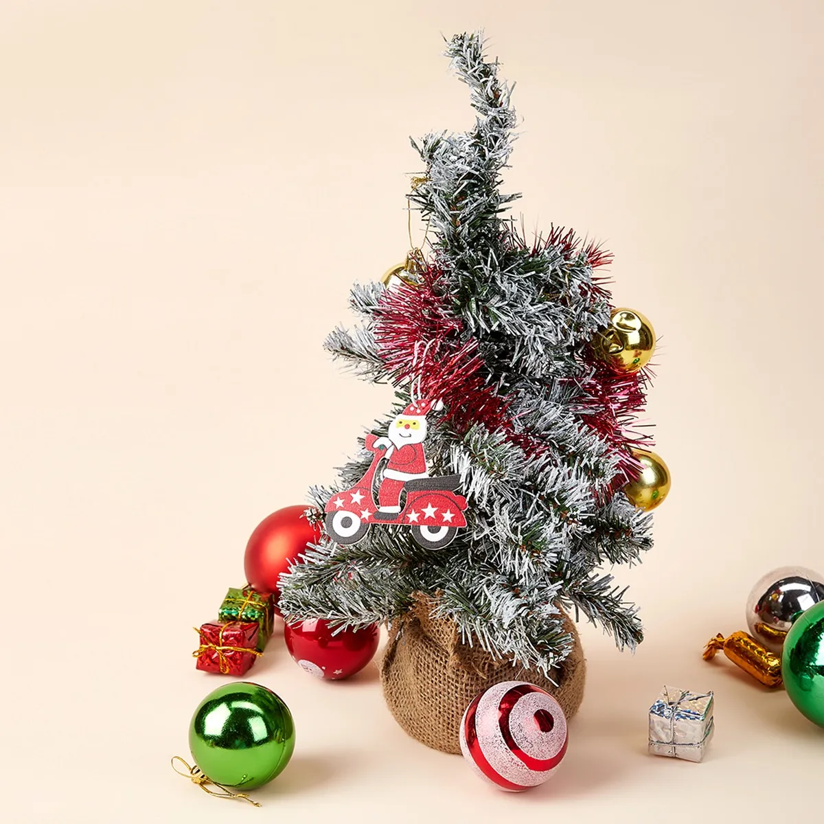 1 Albero di Natale Fai da Te Decorazioni da appendere-Babbo Natale