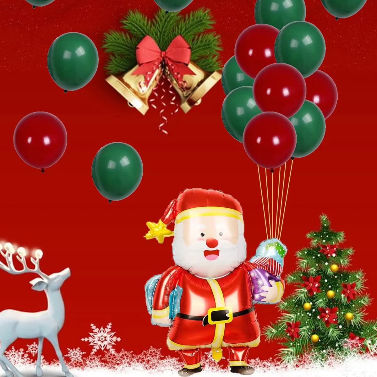 22 pezzi decorazioni Natale palloncino