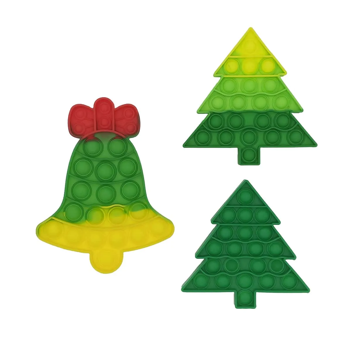 3 pezzi Push Pop Bubble a forma di albero