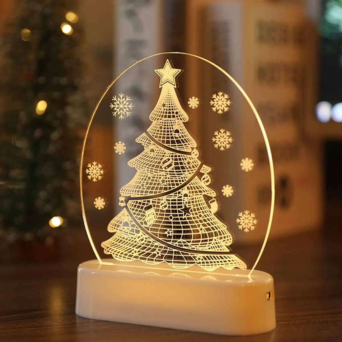 1 pezzo luce notturna albero di Natale