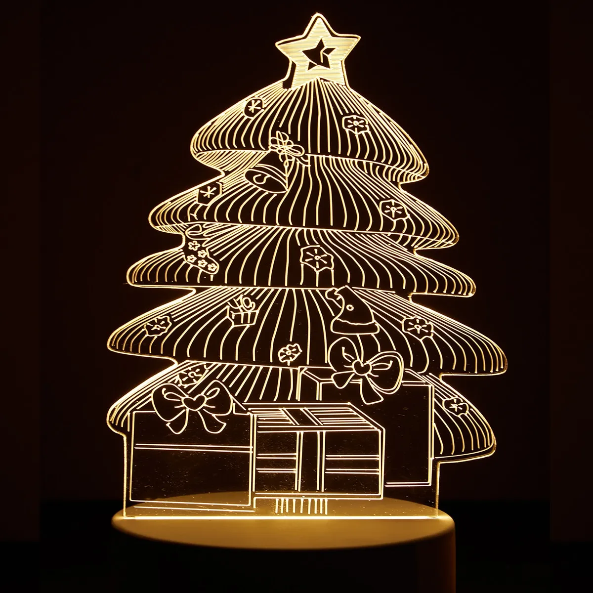 1 pezzo luce decorativa albero di Natale