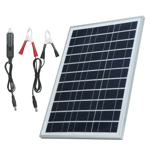 Kit pannello solare flessibile 60W DC 5V/18V Set Resistenza all'acqua IP65 / Clip a coccodrillo DC / 1 * Caricabatteria per auto