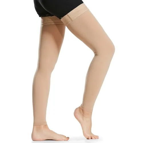 1 paio di calzini ad alta compressione alla coscia uomo donna 20-30mmHg calze a compressione maniche a compressione per gonfiore delle vene varicose