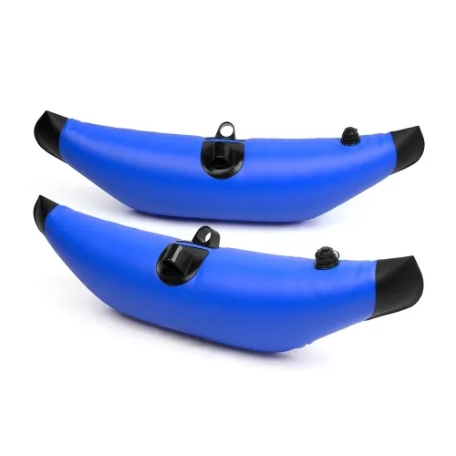 2 pz Kayak PVC Gonfiabile Outrigger Galleggiante Kayak Barca Pesca Stabilizzatore Galleggiante Permanente