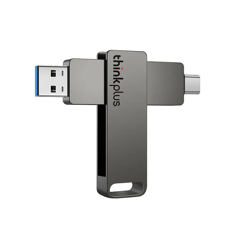 Lenovo Thinkplus MU110 Chiavetta USB Type-C&USB3.2 Dual Metal Interface 64GB 128GB 256GB 512GB Trasmissione dati ad alta