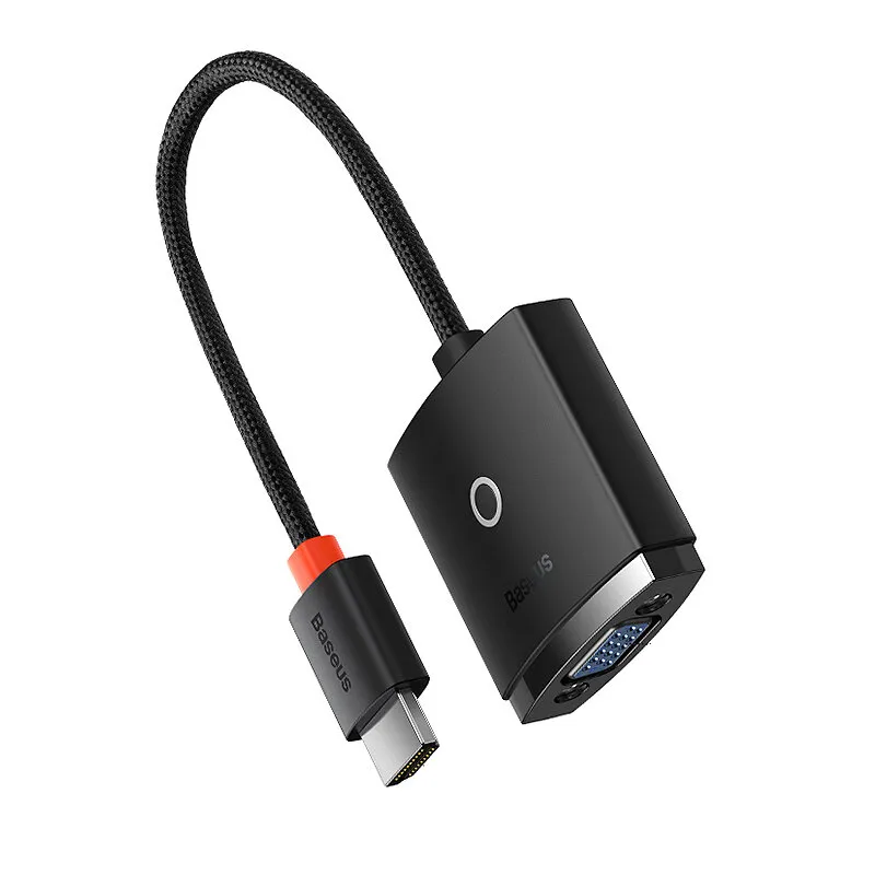 Adattatore cavo Baseus HDMI-compatible to VGA con alimentazione audio per PS4 Laptop Projector Switch Xbox TV HD a VGA C