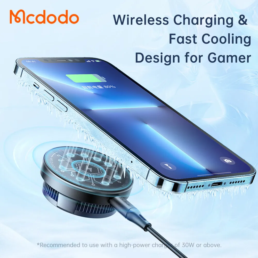 Mcdodo CH-212 15W 10W 7.5W 5W Caricatore wireless Caricatore wireless veloce per smartphone abilitati Qi per iPhone 12 1