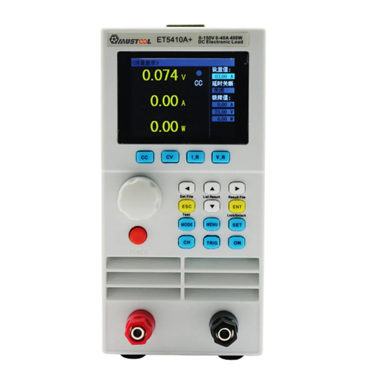 Carico elettronico programmabile Mustool ET5410A+ Controllo digitale del carico Tester elettronico della batteria Misura