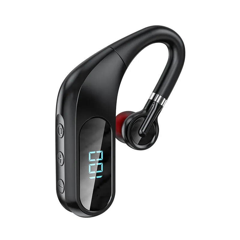 Cuffia sportiva in-ear KJ10 senza fili Bluetooth 5.0 ad alta fedeltà audio SBC, riduzione del rumore intelligente, displ