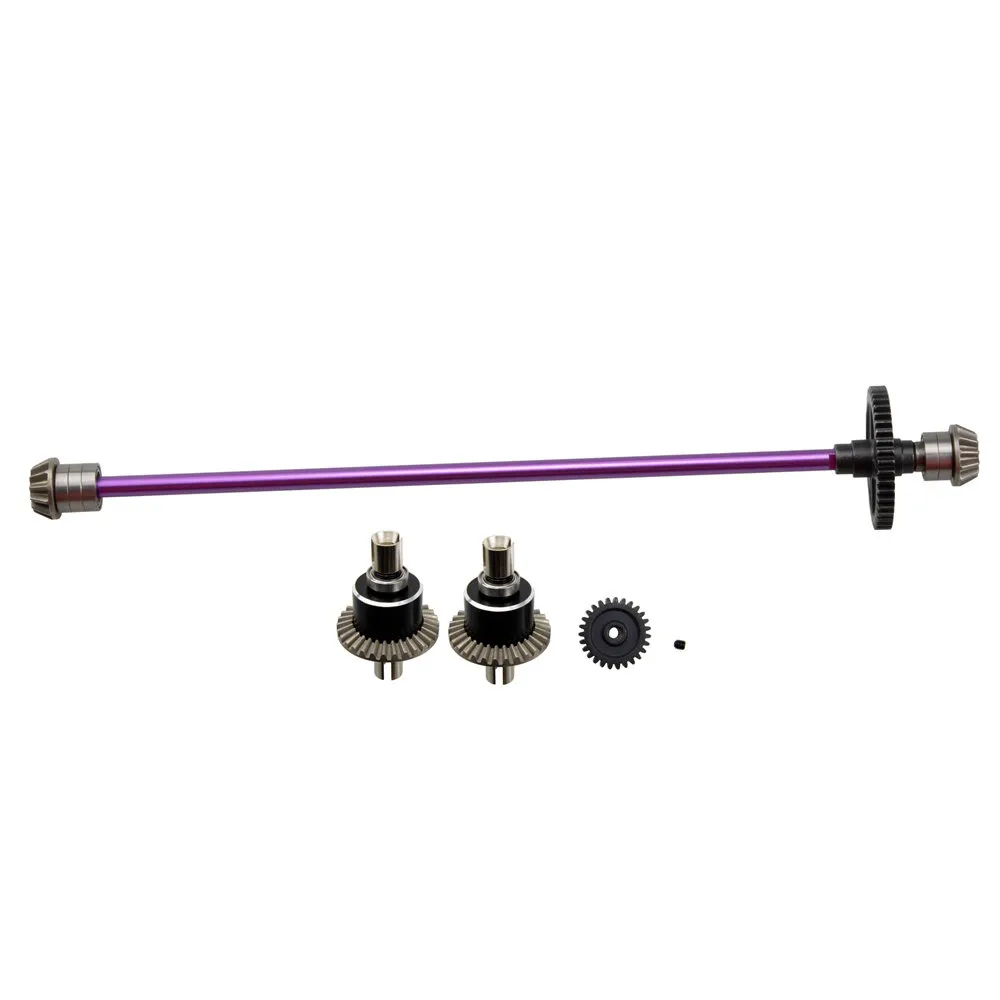 Upgraded Metal Center Drive Shaft Differential Assembly for Wltoys 124016 124017 124018 124019 1/12 RC Cars Vehicles Mod