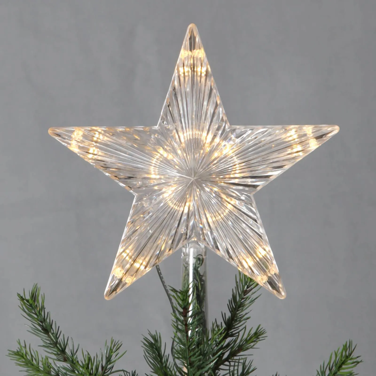 Stella LED Topsy in plastica per albero di Natale