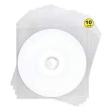DragonTrading 10 x DVD+R 8,5 GB a doppio strato stampabile, bianco, x8 in custodie in plastica trasparente