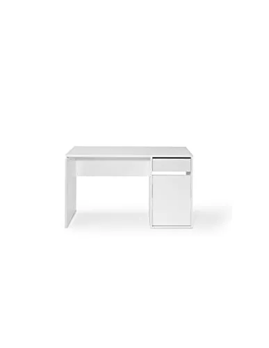 TopKit - Tavolo da scrivania Burgos 5210 con cassetto e anta, larghezza 100 cm