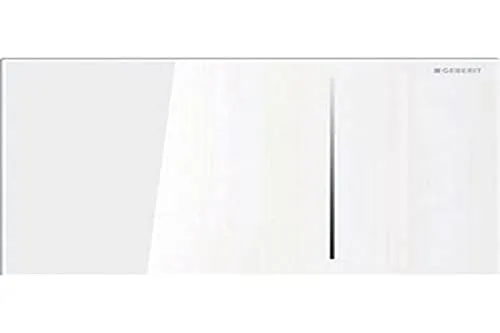 Geberit 115.625.SI.1 - Placca Sigma 70 vetro bianco