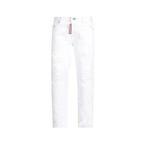 Jeans Dsquared. Bianco Bianco 12 Anni