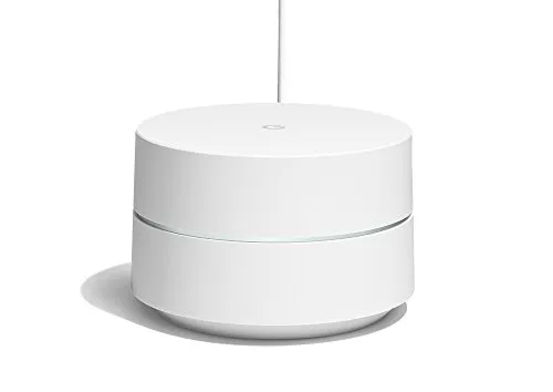 Google Wifi, Sistema Wifi Mesh, Copertura fino a 85 m², Velocità Dual-band AC1200 (fino a 1.2 Gbps), Installazione e controllo tramite App Google Wifi, Versione Italiana (1 dispositivo incluso)