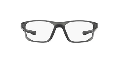 Ray-Ban 0OX8136 Montature, Marrone (Satin Grey Smoke), 55 Uomo