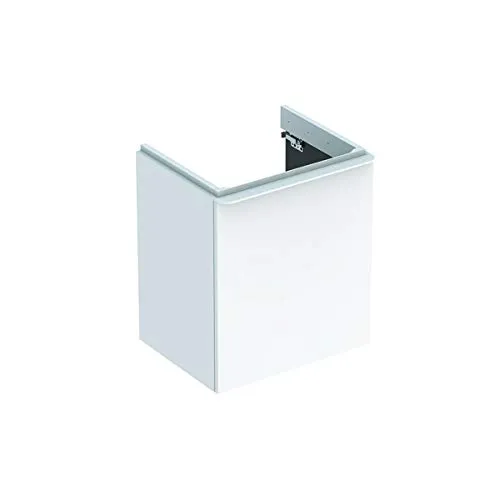 Geberit unità Smyle Square Vanity, 500365, 536x617x433mm, con 1 Porta, Apertura a Destra, colorazione: Laccato Lucido Bianco - 500.365.00.1