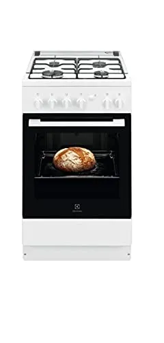 Electrolux LKK500000W - Cucina a gas con forno elettrico 50x60 cm Bianco